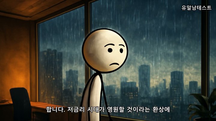 완성된 영상 장면 — 도시 실사풍