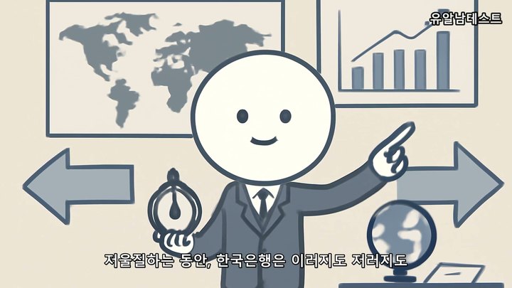 완성된 영상 장면 — 정보 그래픽 그림체